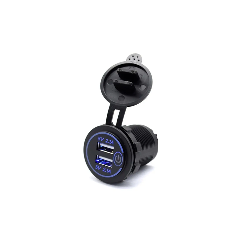Doble USB con Interruptor